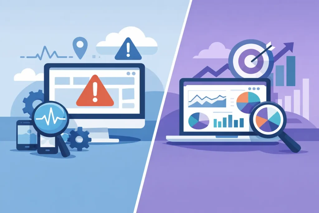 Website Monitoring vs Analytics: What You Need Website Monitoring vs Analytics: What You Need