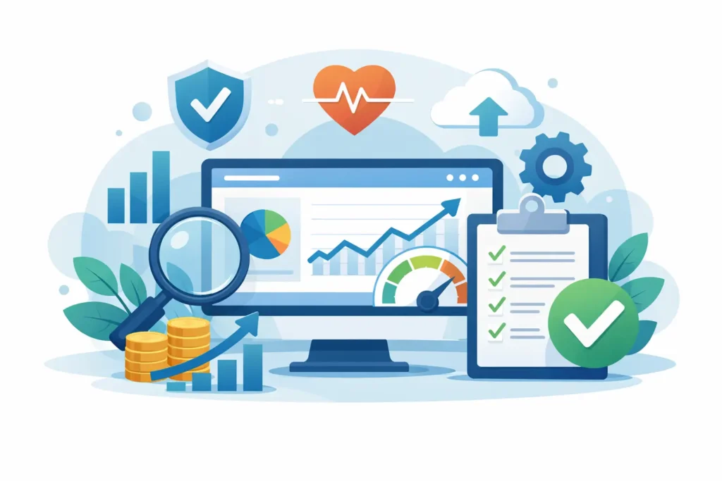 Website Health Metrics Checklist for Revenue Sites Website Health Metrics Checklist for Revenue Sites